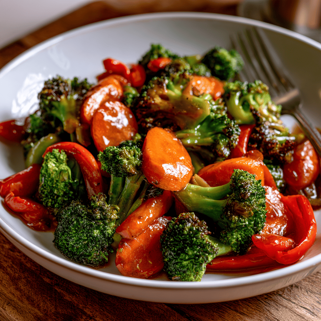 Step-by-step preparation of Weekly Vegetable Stir-Fry Bowls (vegetable stir-fry bowls)