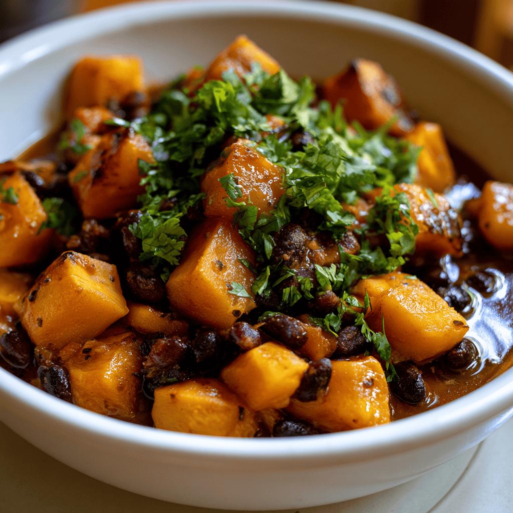 Cozy Butternut Squash Chili Serving suggestion for Cozy Butternut Squash Chili โ Butternut Squash Chili