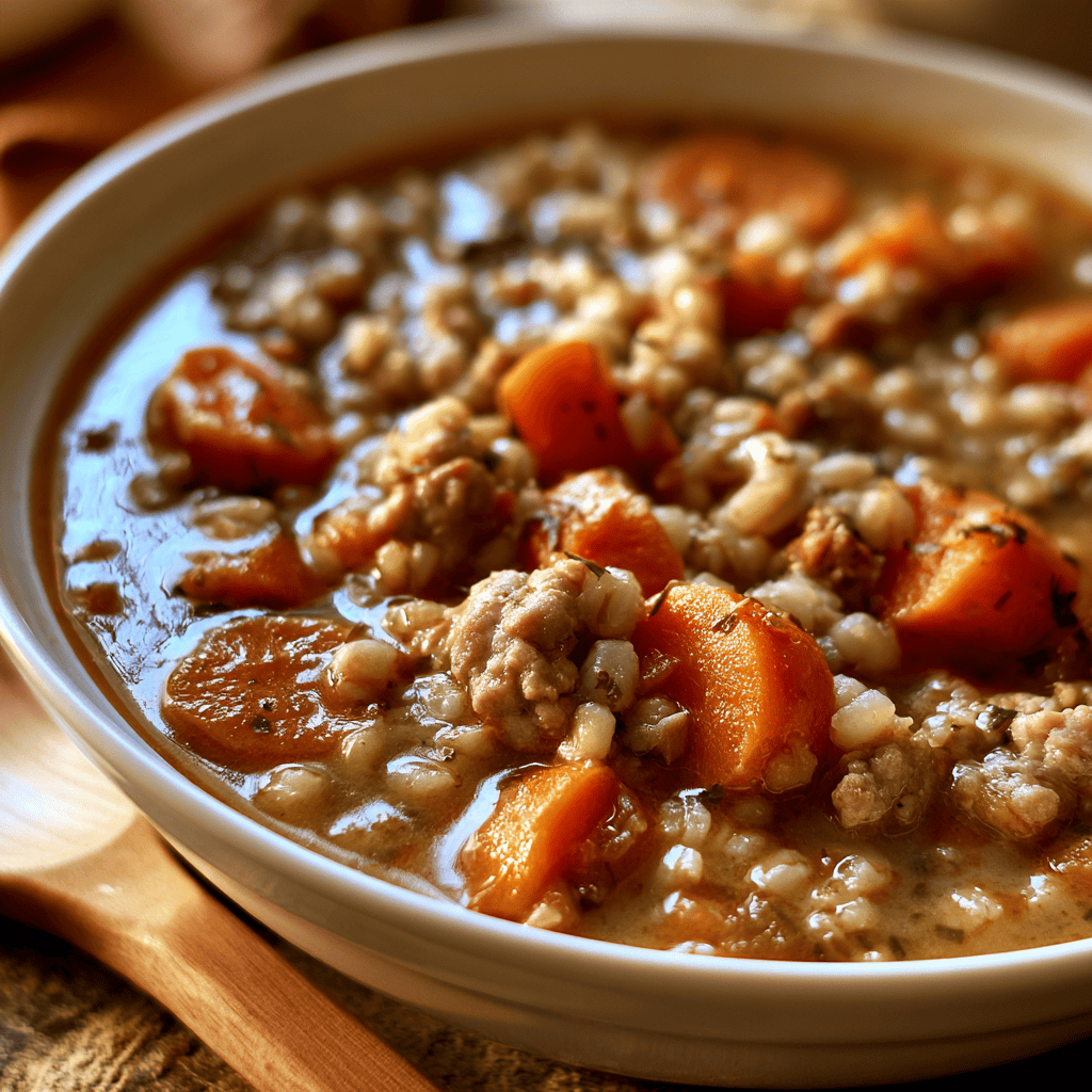 Cozy Turkey & Barley Stew — homemade Turkey & Barley Stew recipe