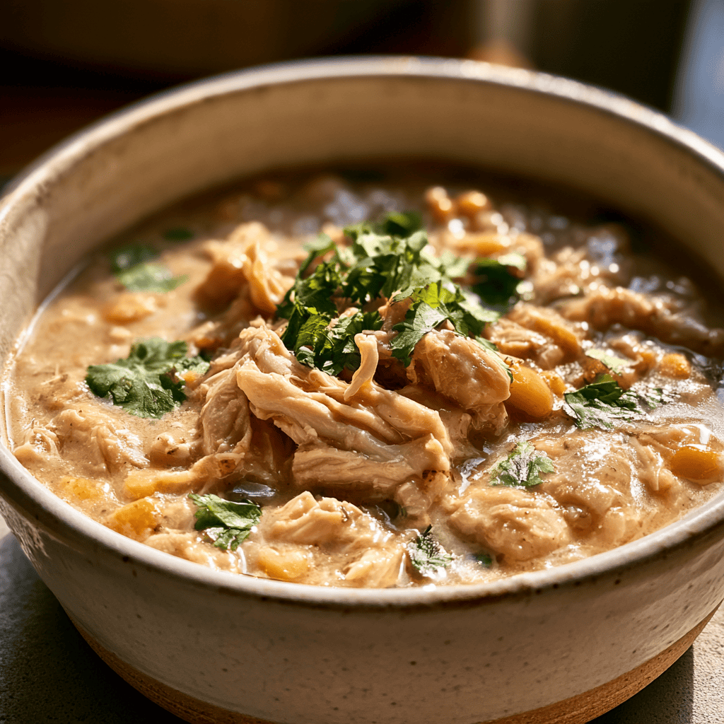 Creamy White Chicken Chili — homemade Creamy White Chicken Chili recipe