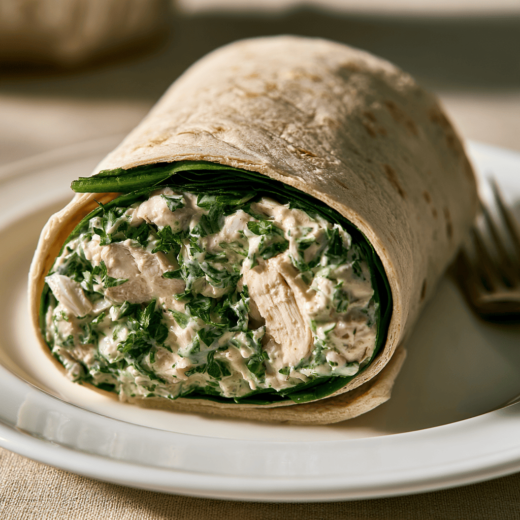 Greek Yogurt Chicken Salad Wrap Step-by-step preparation of Greek Yogurt Chicken Salad Wrap (Greek Yogurt Chicken Salad Wrap)