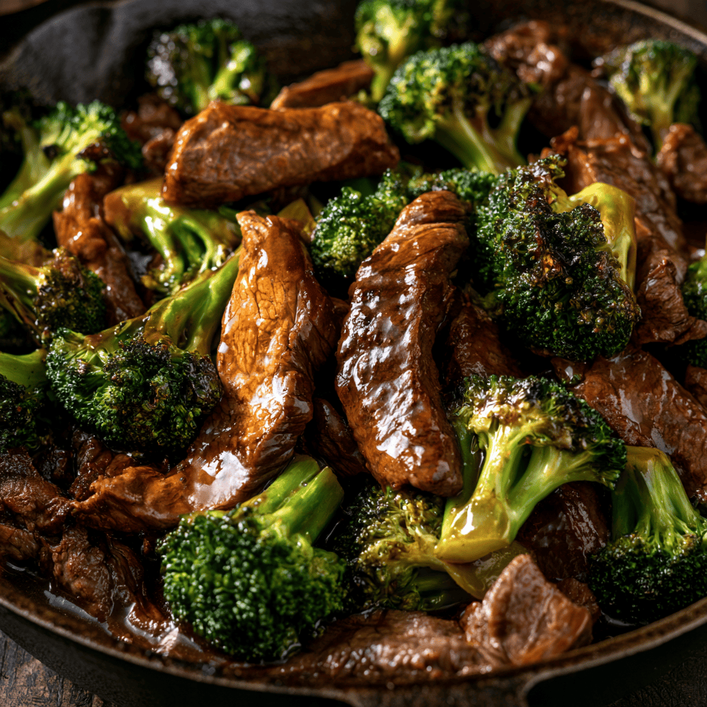 Healthy Beef & Broccoli Skillet — homemade Healthy Beef & Broccoli Skillet recipe