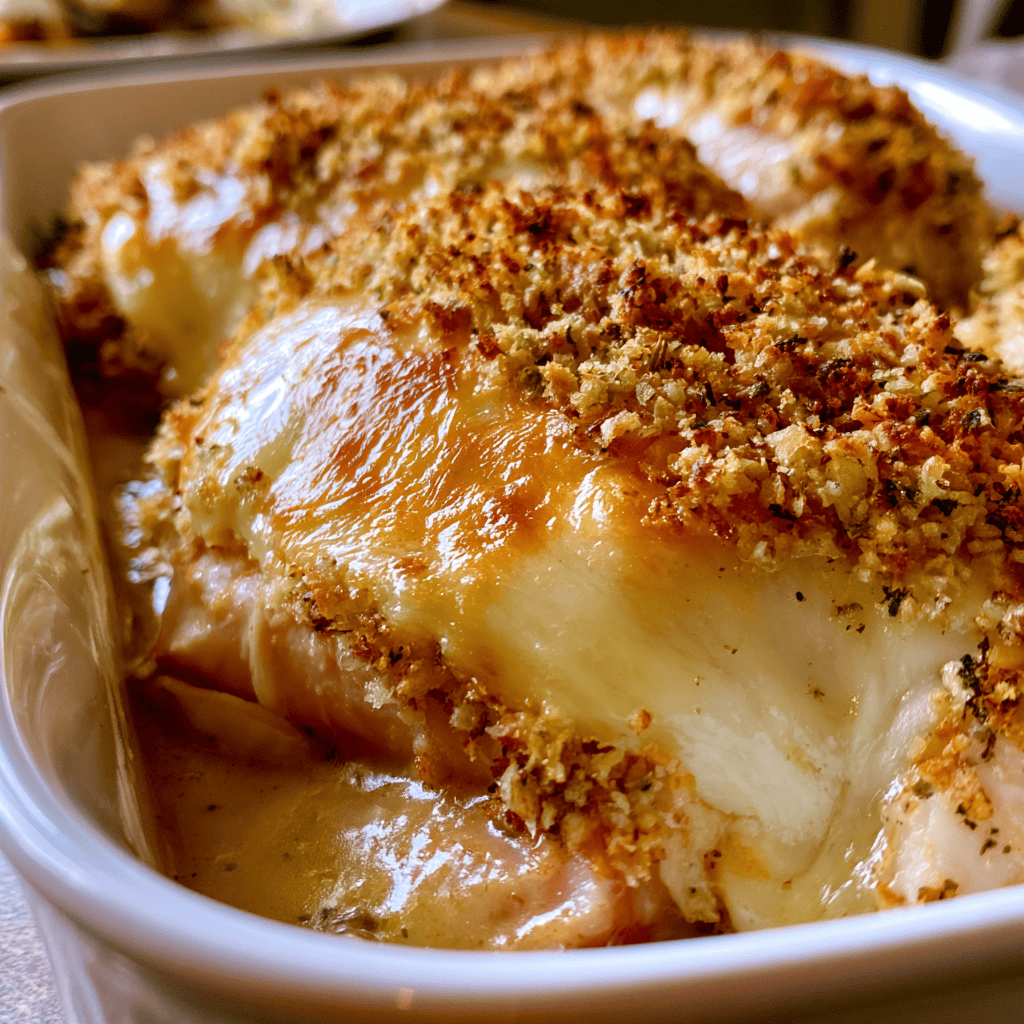 Step-by-step preparation of Healthy Chicken Cordon Bleu Bake (Healthy Chicken Cordon Bleu Bake)