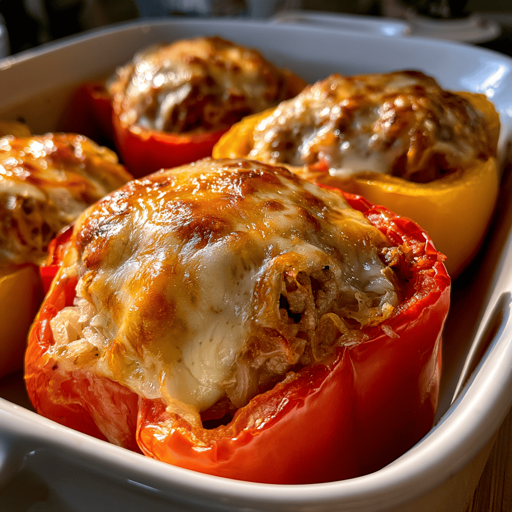 Healthy Reuben-Stuffed Peppers Serving suggestion for Healthy Reuben-Stuffed Peppers โ Reuben-Stuffed Peppers