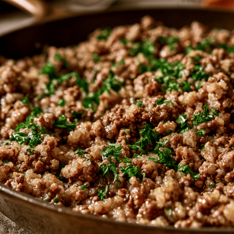 High-Protein Beef & Quinoa Skillet — homemade High-Protein Beef & Quinoa Skillet recipe