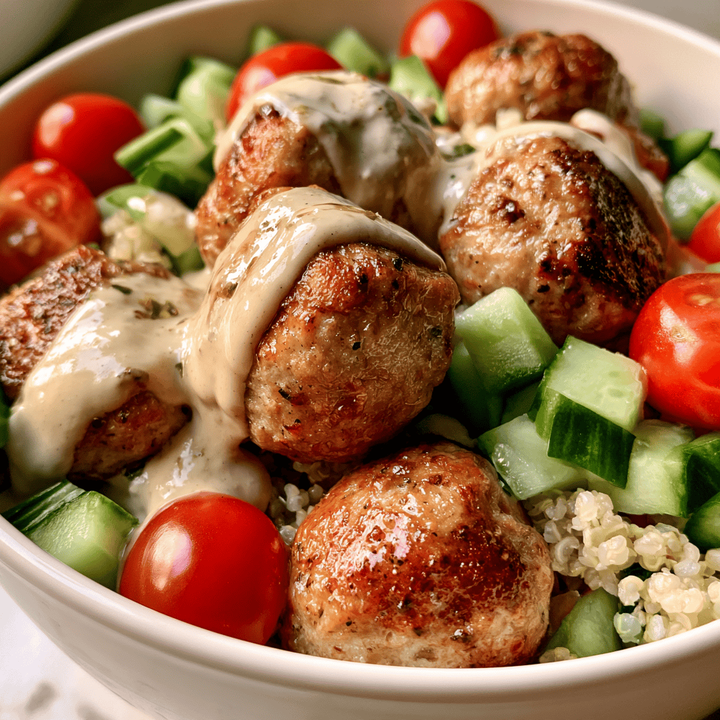 Step-by-step preparation of High-Protein Turkey Meatball Bowls (High-Protein Turkey Meatball Bowls)
