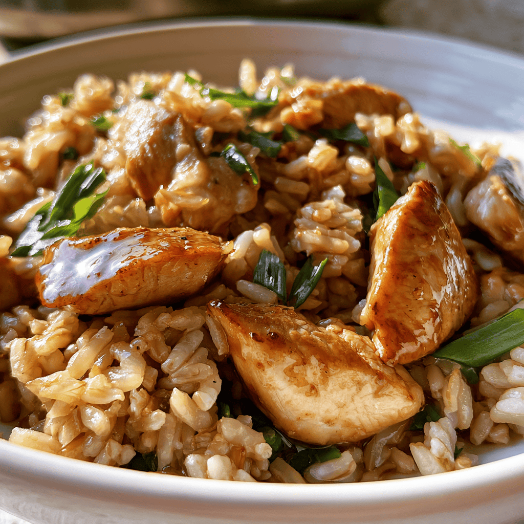 Skinny Chicken Fried Rice — homemade Skinny Chicken Fried Rice recipe